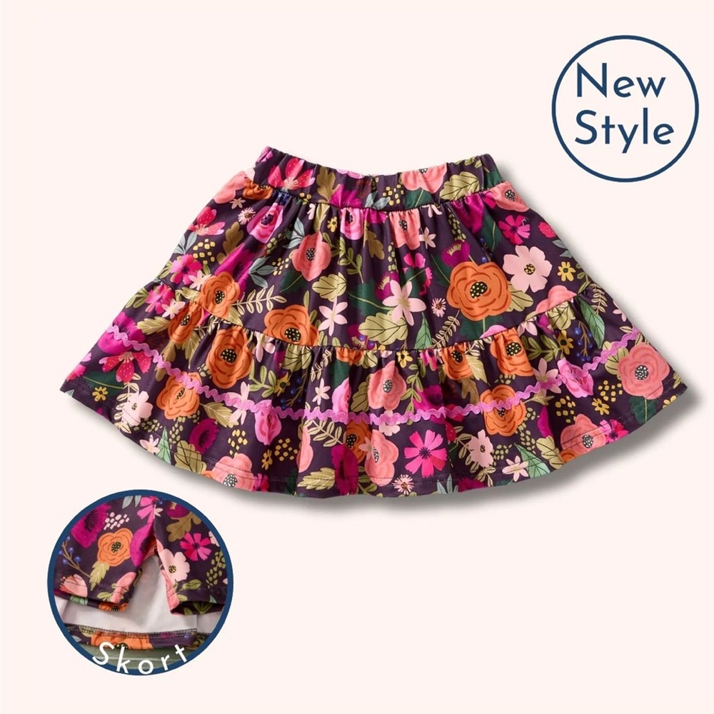 Floral Skort for Kids